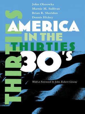 cover image of America in the Thirties